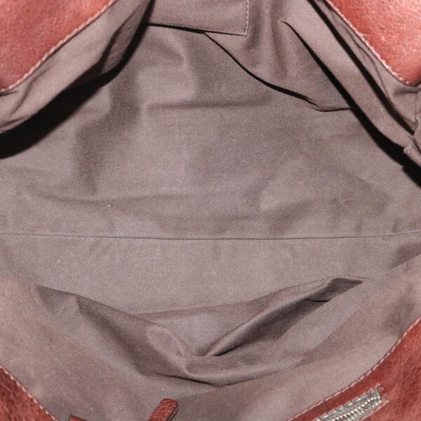 Chloe Paddington Boston Bag Wool Brown 03-07-51-5267 yk8036