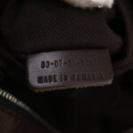 Chloe Paddington Boston Bag Wool Brown 03-07-51-5267 yk8036