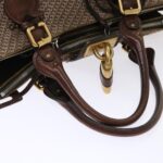 Chloe Paddington Boston Bag Wool Brown 03-07-51-5267 yk8036