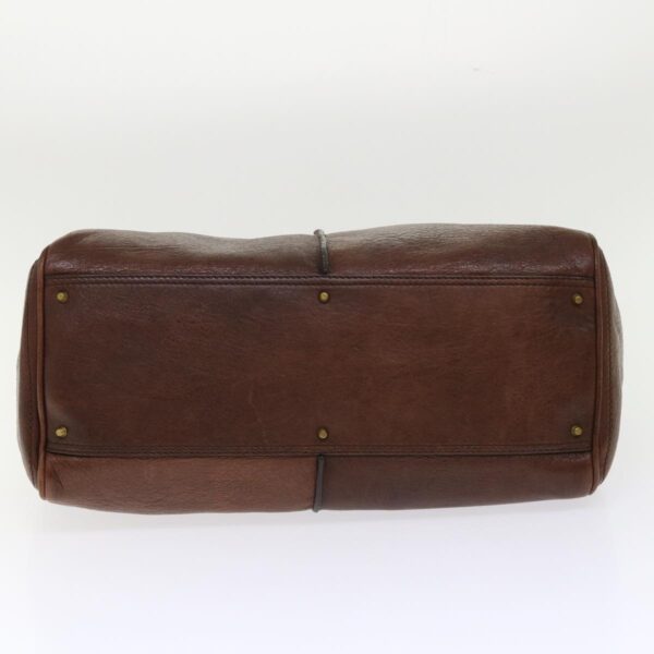 Chloe Paddington Boston Bag Wool Brown 03-07-51-5267 yk8036